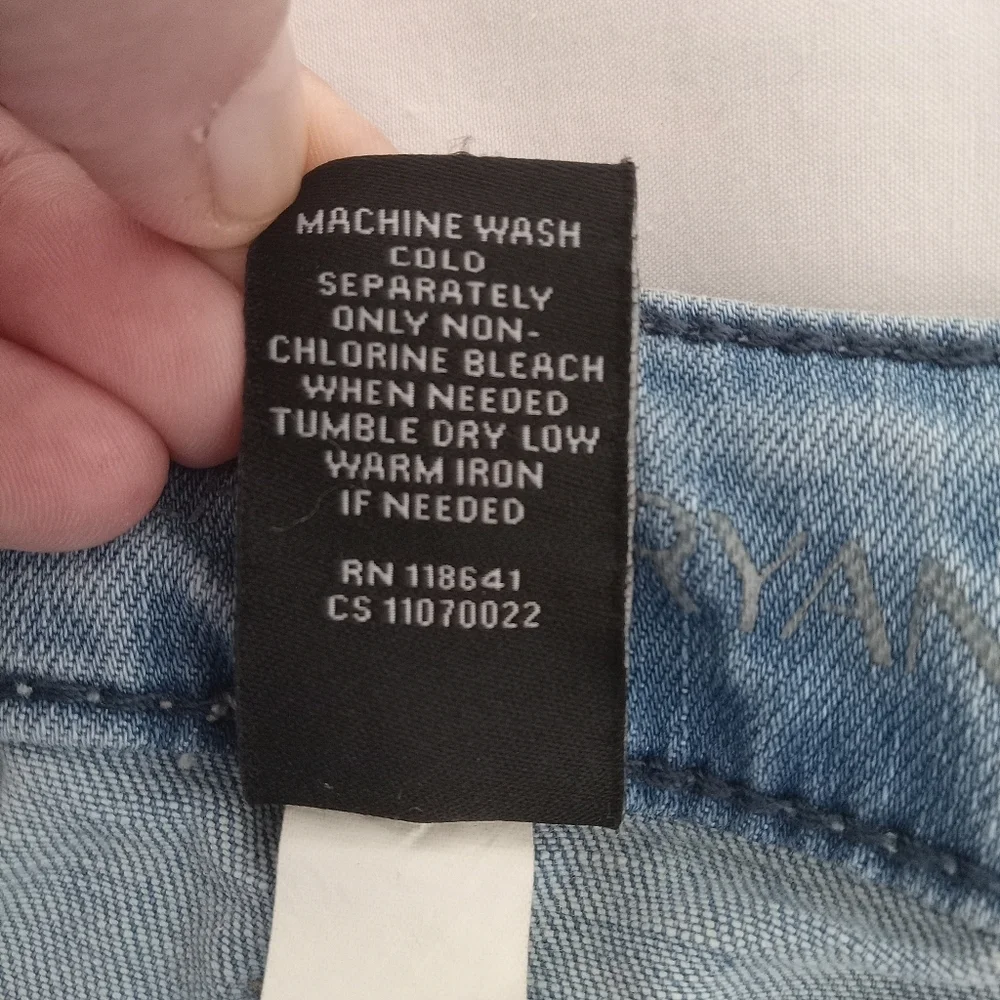 Lane Bryant Size 22 Plus Denim Light Wash Shorts 9 1/2